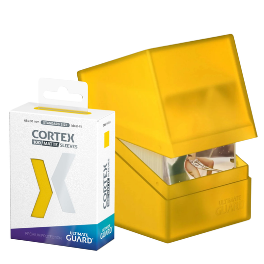 Ultimate Guard Bundle: Matte Yellow - Loaded Dice