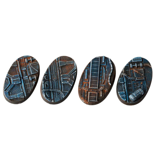 Gamers Grass Spaceship Corridor Oval Bases - 60mm (x4) - Loaded Dice