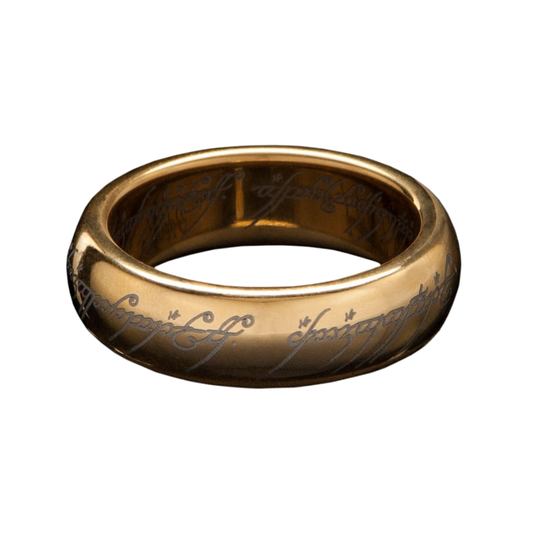 Lord of the Rings Tungsten Ring The One Ring (gold plated) - Loaded Dice