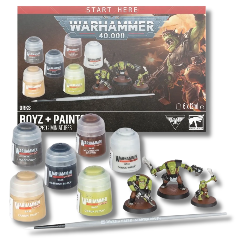 Warhammer 40k Orks Painting Taster Bundle (11th Edition)