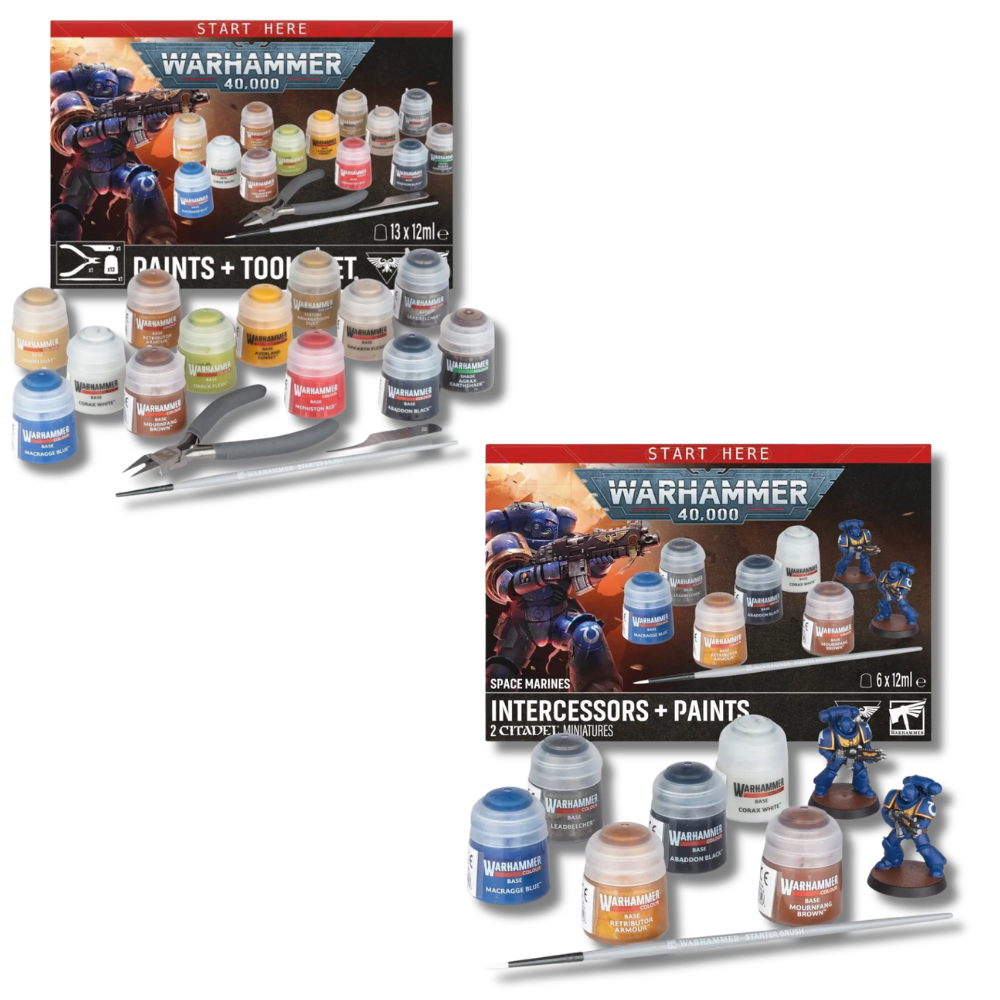 Warhammer 40k Space Marines Painting Taster Bundle (11th Edition)
