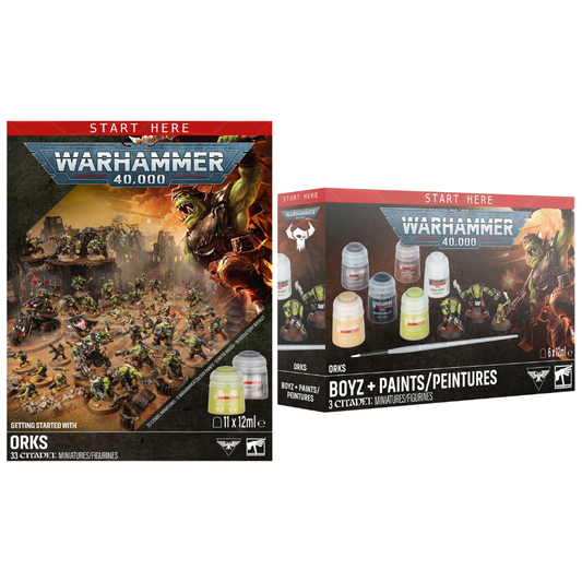 Orks Getting Started Bundle: Combat Patrol + Boyz Paints - Loaded Dice