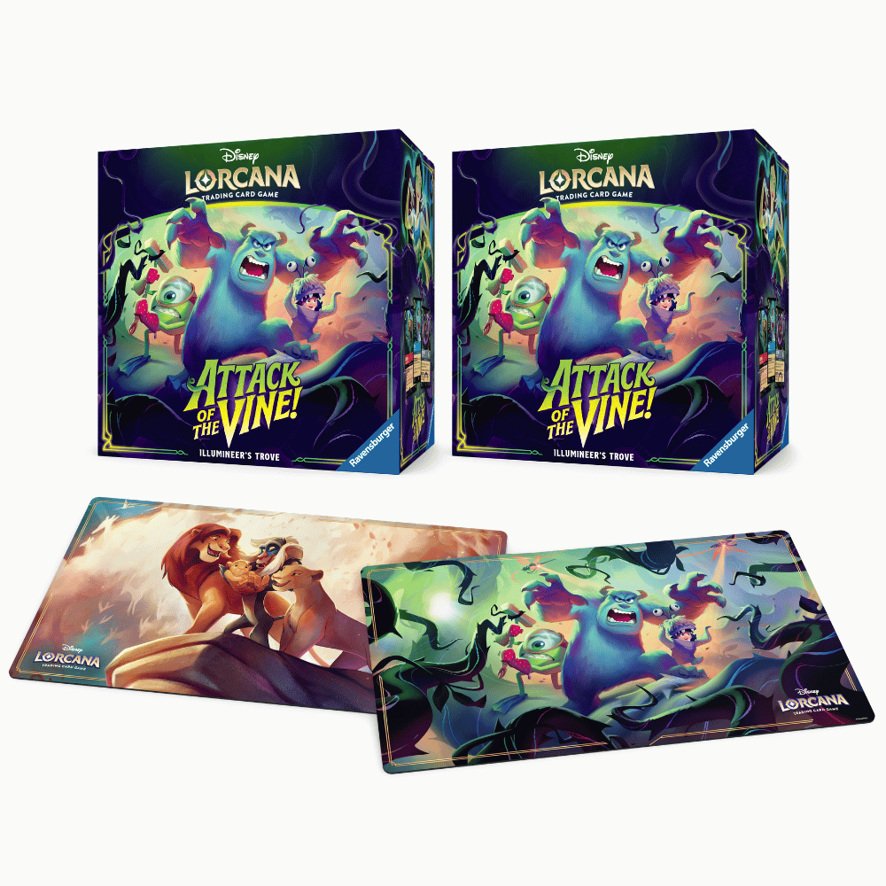 Disney Lorcana Attack of the Vine Players Bundle (2 Troves + 2 playmats)