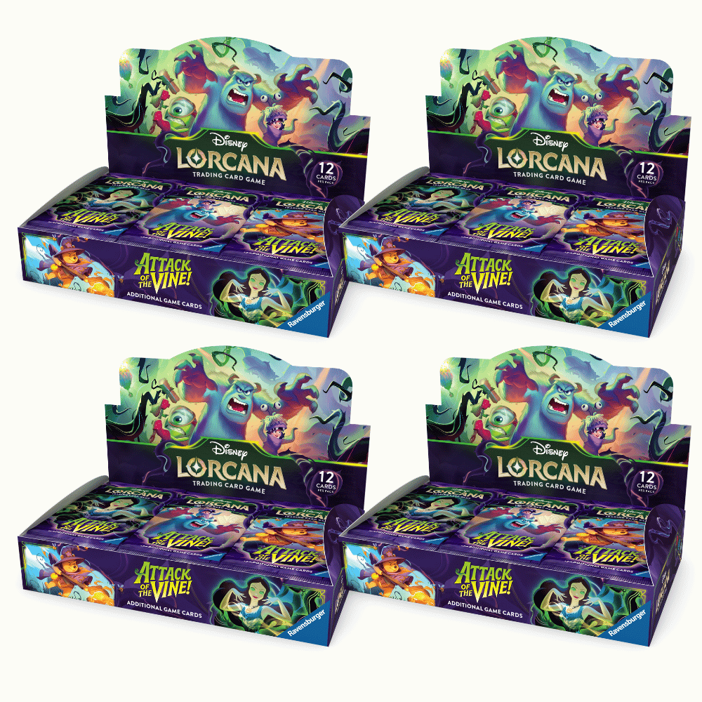 Disney Lorcana Attack of the Vine sealed case (4 booster boxes)