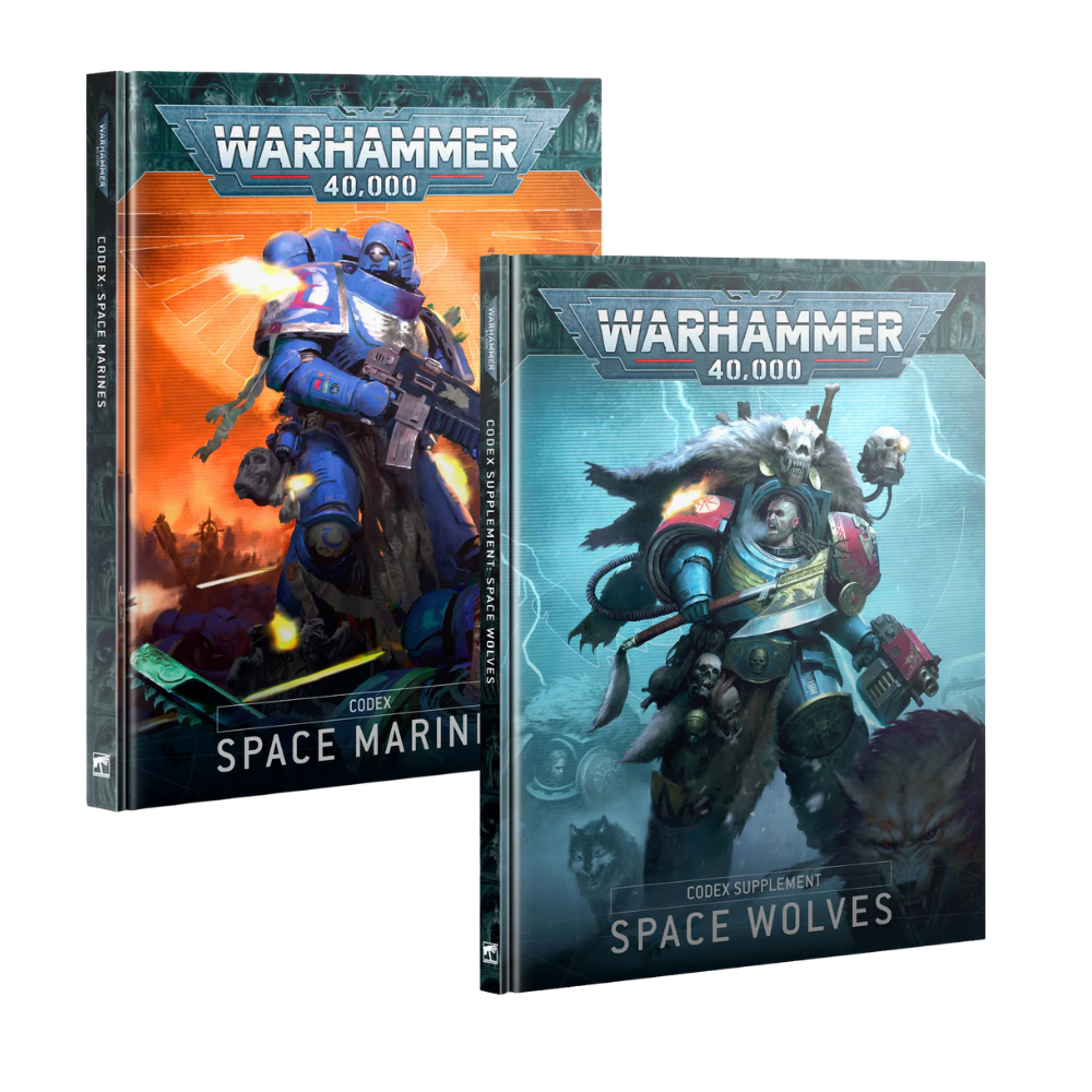 Space Wolves & Space Marines Codex Bundle (10th Editions)