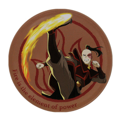 Airbender Set of 4 Embossed Metal Coasters