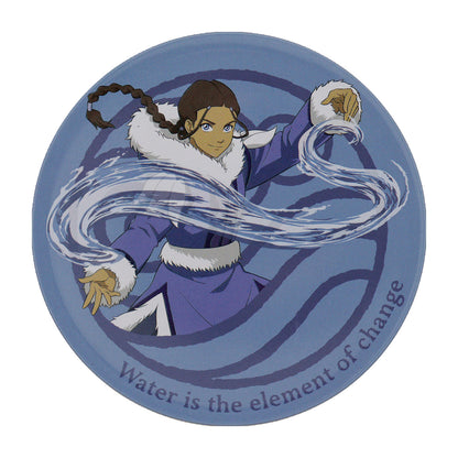 Airbender Set of 4 Embossed Metal Coasters