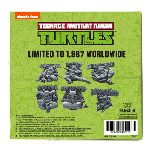 Teenage Mutant Ninja Turtles Limited Edition Set of 6 Pin Badges - Loaded Dice