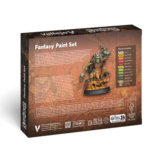 Vallejo Squidmar Fantasy Paint Set (x12) - Loaded Dice