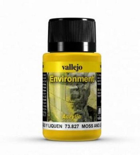 Vallejo Weathering Effects 40ml - Moss and Lichen Effect - Loaded Dice