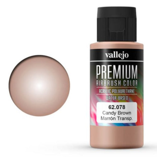 Vallejo Premium Color 60ml - Candy Brown - Loaded Dice