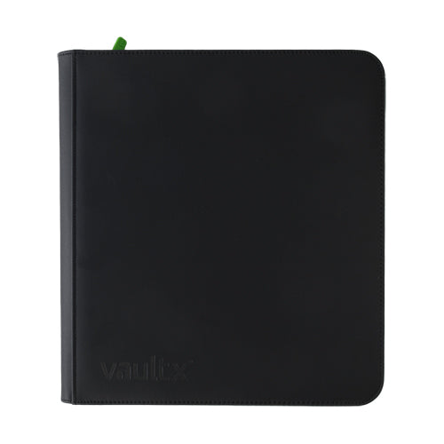 VaultX Exo-Tec Zip Binder - 12 Pocket - Black - Loaded Dice