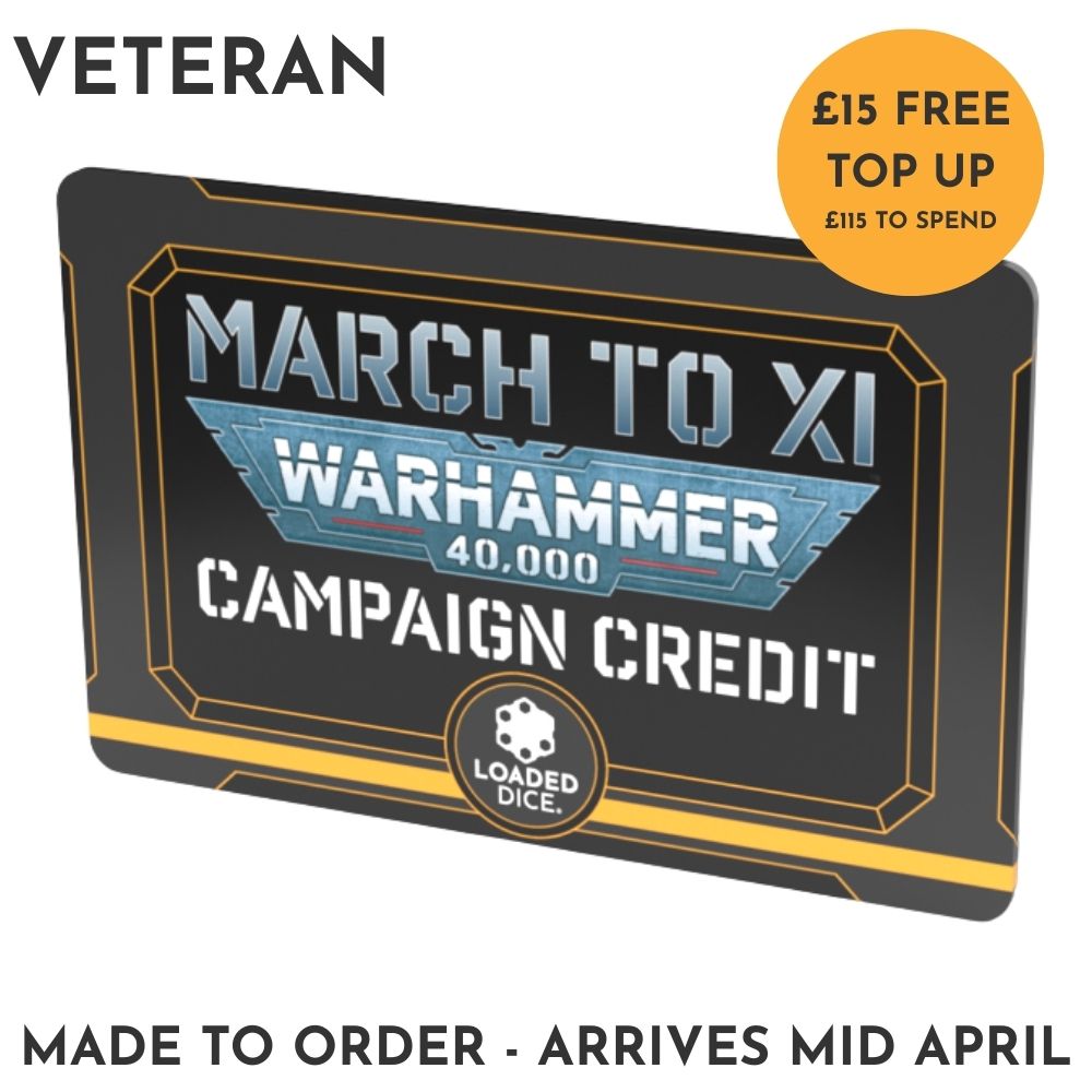 March to XI - 'Campaign Credit' Card - Loaded Dice