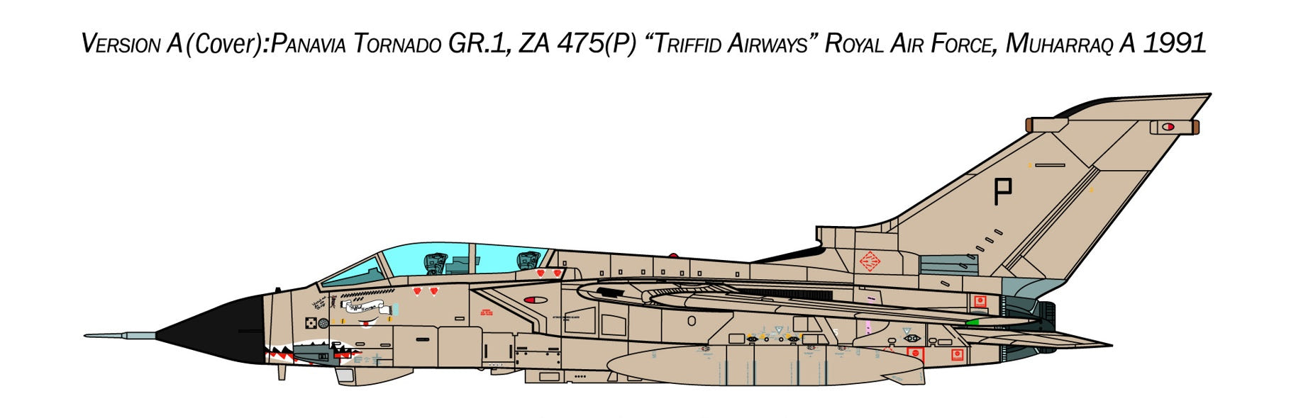 Italeri 1:48 Tornado GR.1/IDS Gulf War - W35107