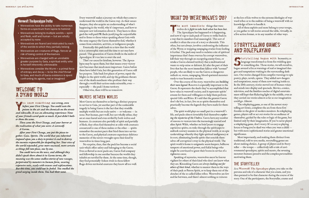 Werewolf The Apocalype (5th Edition Core Rulebook) - Loaded Dice