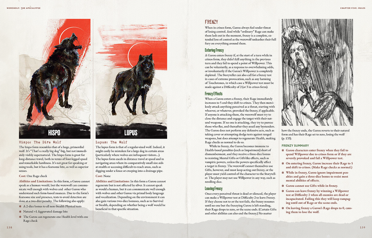 Werewolf The Apocalype (5th Edition Core Rulebook) - Loaded Dice