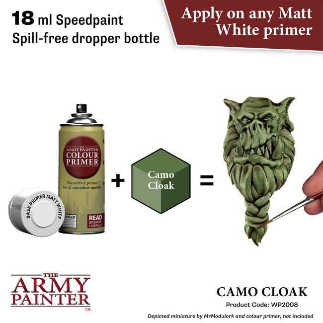 Army Painter Speedpaint 2.0 - Camo Cloak WP2008 - Loaded Dice