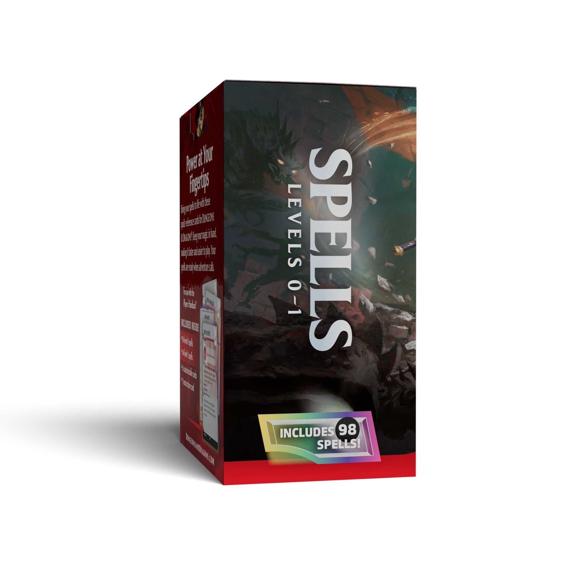 Dungeons & Dragons Trove Spells Levels 0-1 deck contents - Loaded Dice