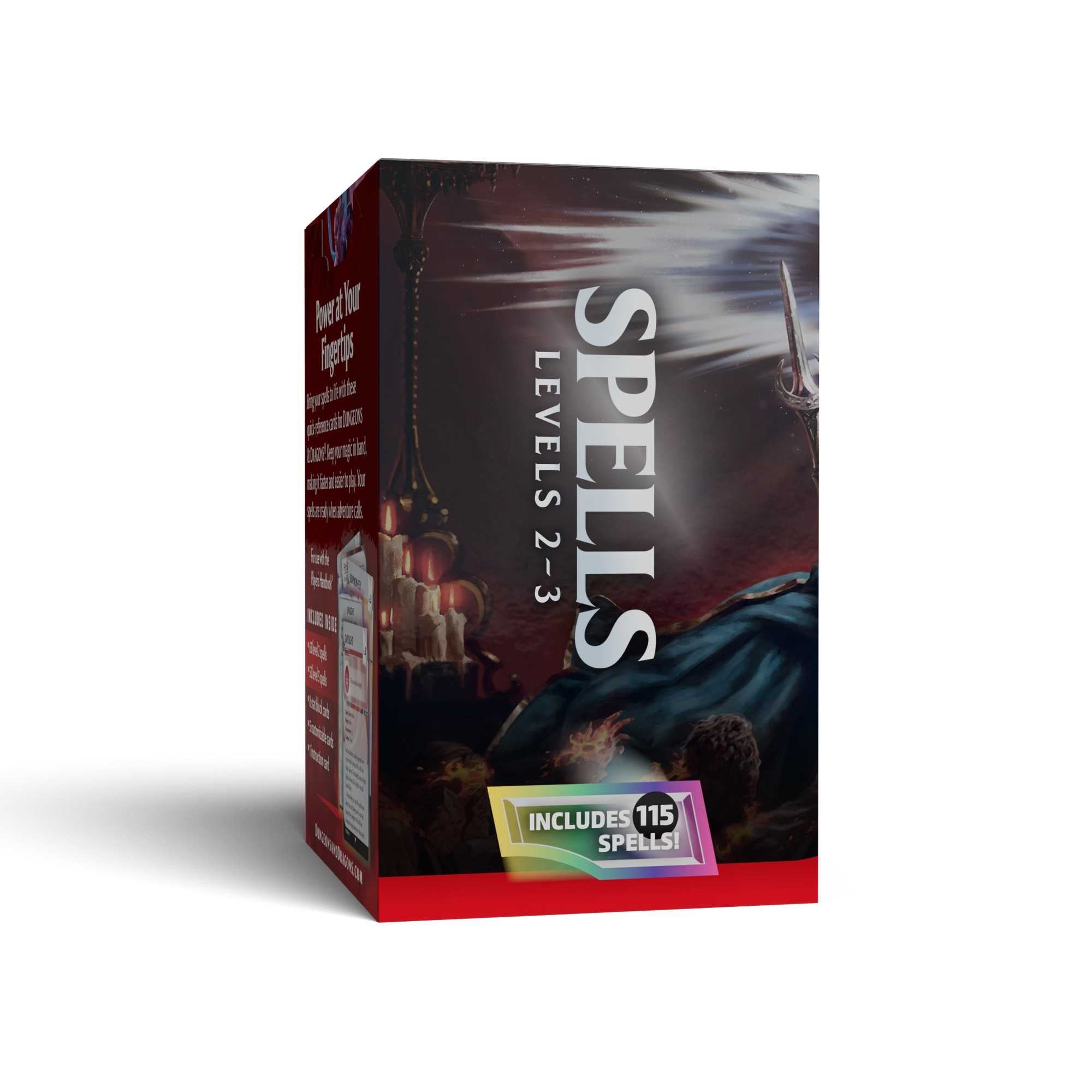 Dungeons & Dragons Trove Spells Levels 2-3 deck contents - Loaded Dice