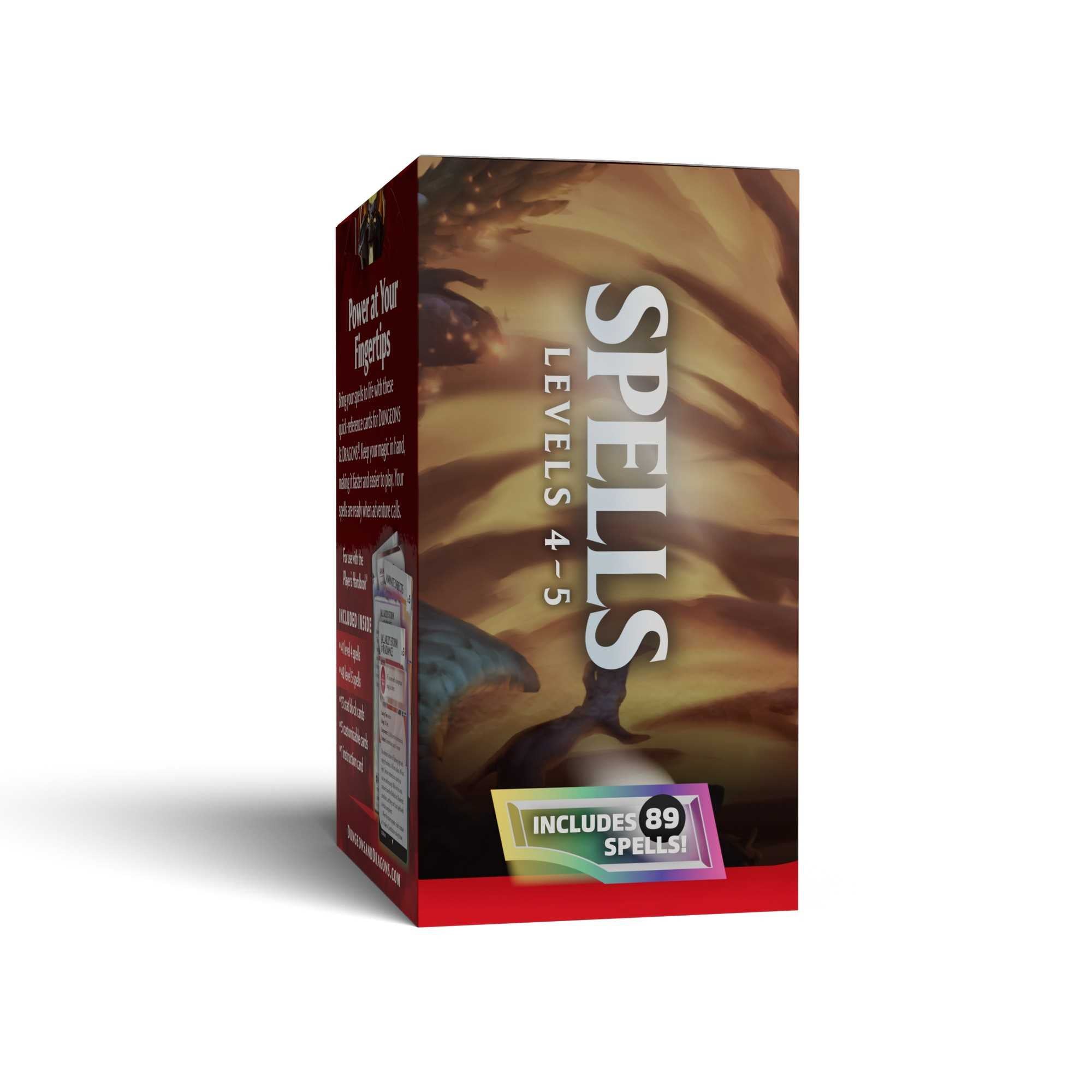 Dungeons & Dragons Trove Spells Levels 4-5 deck contents - Loaded Dice