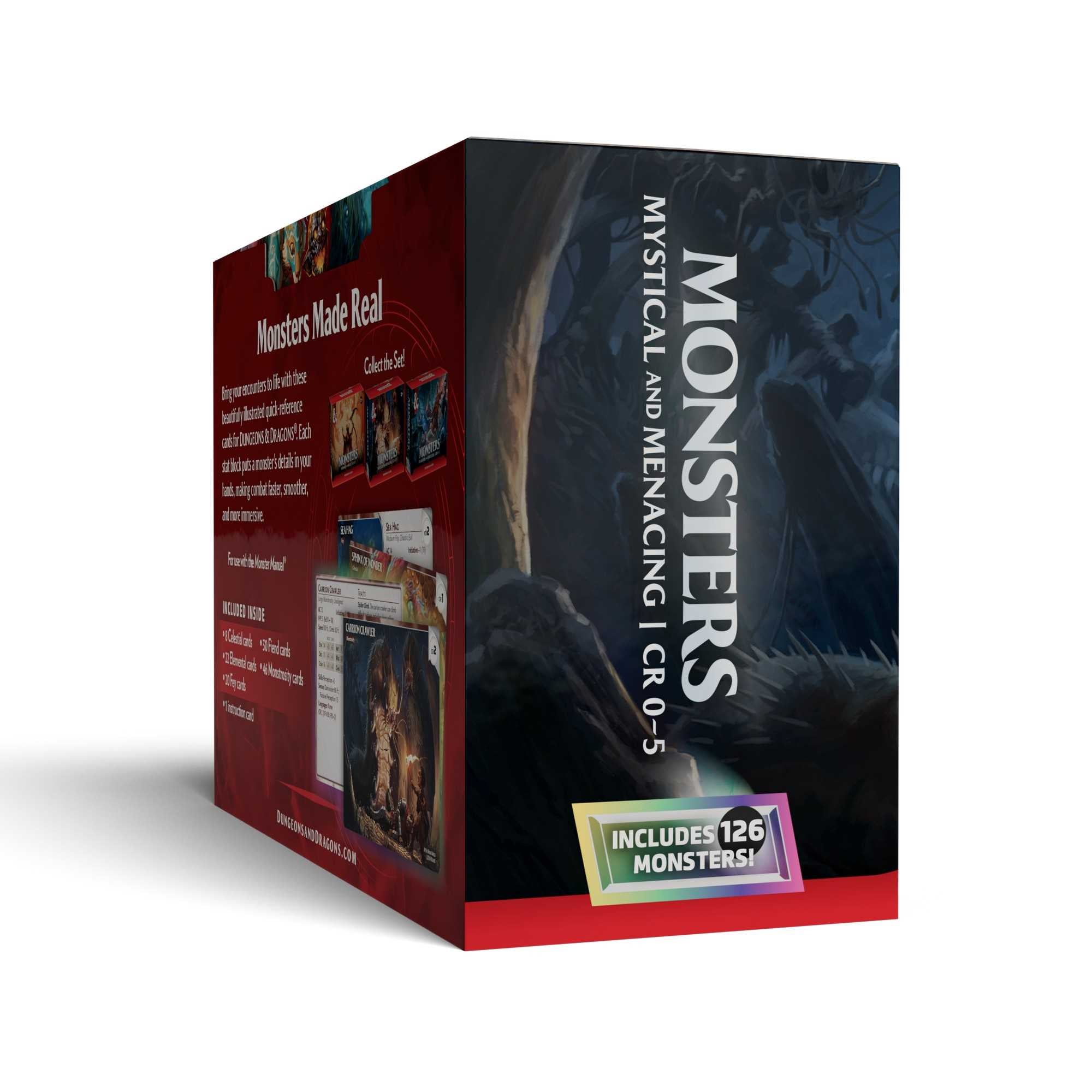 Dungeons & Dragons Trove Monsters Mystical and Menacing deck contents - Loaded Dice
