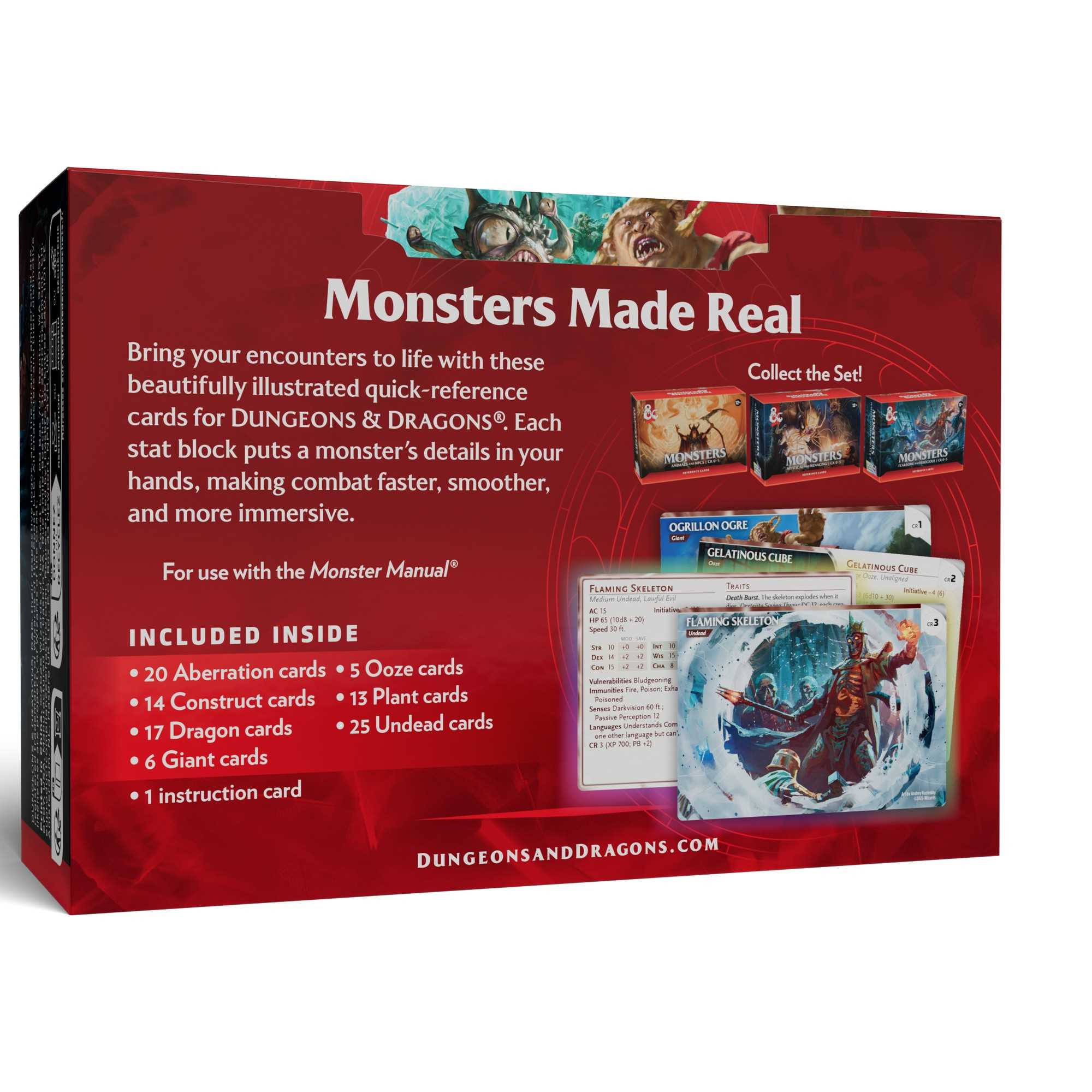 Dungeons & Dragons Trove Monsters Fearsome and Ferocious card examples - Loaded Dice