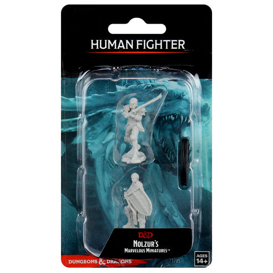 Female Human Fighter: D&D Nolzur's Marvelous Unpainted Miniatures (W9) - Loaded Dice