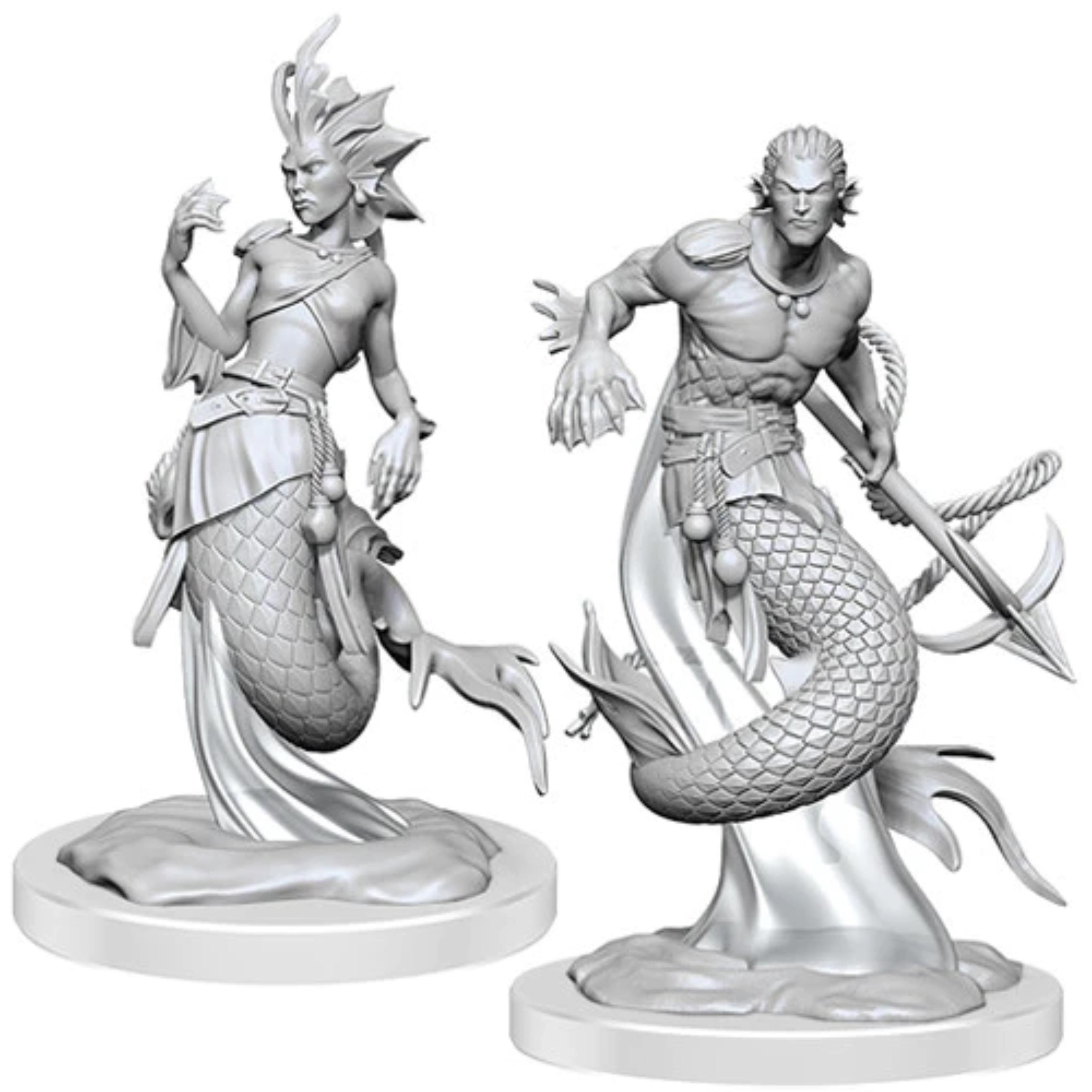 D&D Nolzurs Marvelous Miniatures: Merfolk - Wave 20 - Loaded Dice