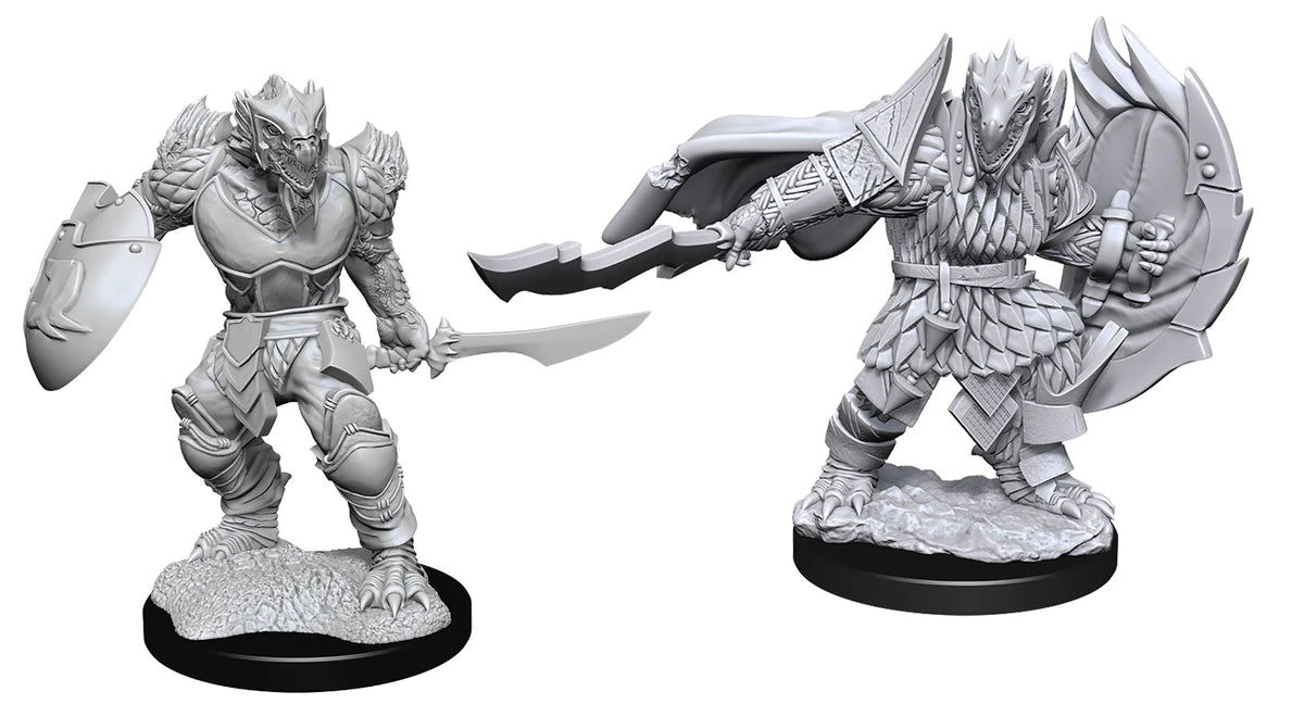 Dragonborn Fighter Male: D&D Nolzur's Marvelous Unpainted Miniatures (W15) - Loaded Dice Barry Vale of Glamorgan CF64 3HD
