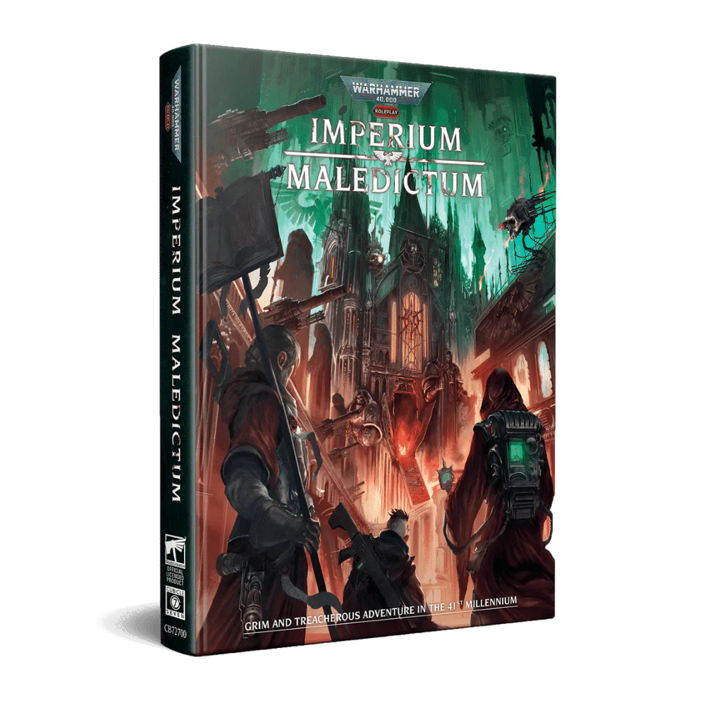 Warhammer 40,000 Roleplay: Imperium Maledictum Core Rulebook - Loaded Dice Barry Vale of Glamorgan CF64 3HD