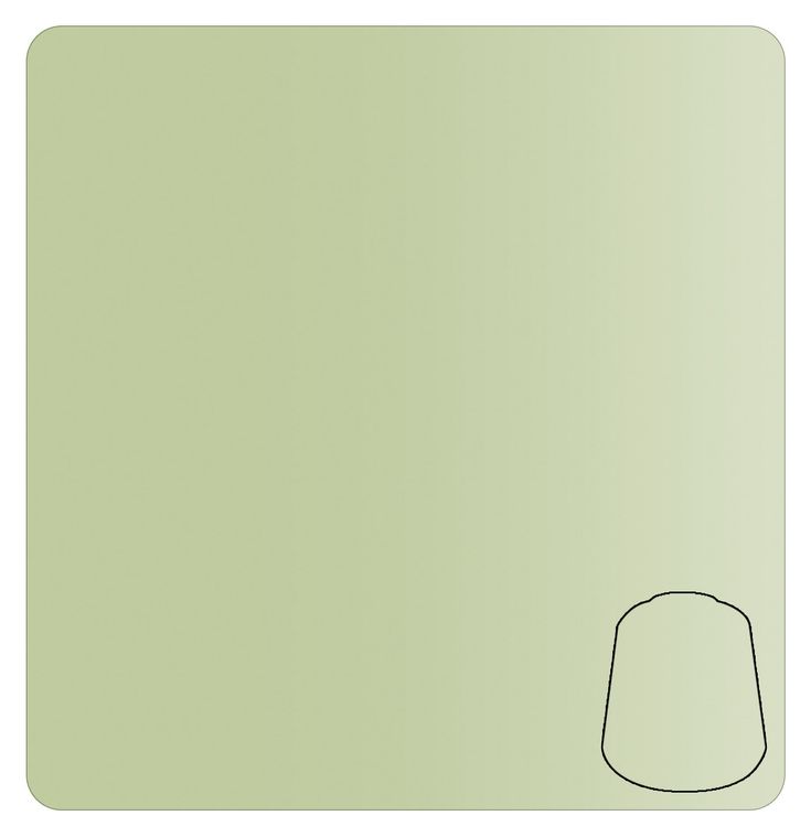 Light green square with a black outline of a shoe on a white background