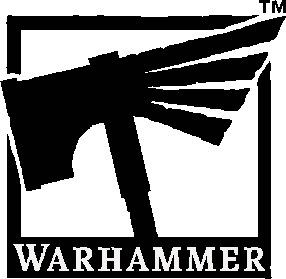 Warhammer logo — Games Workshop miniatures at Loaded Dice