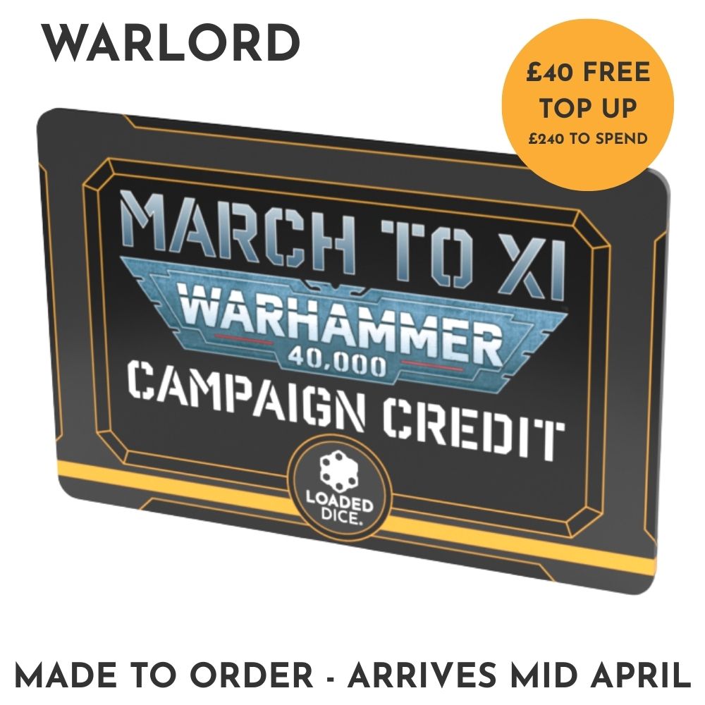 March to XI - 'Campaign Credit' Card - Loaded Dice