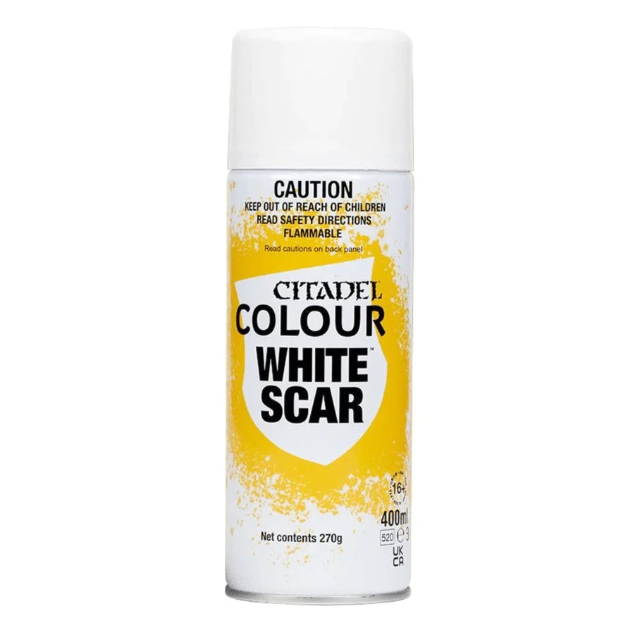 Citadel White Scar Spray Paint 400ml - Loaded Dice