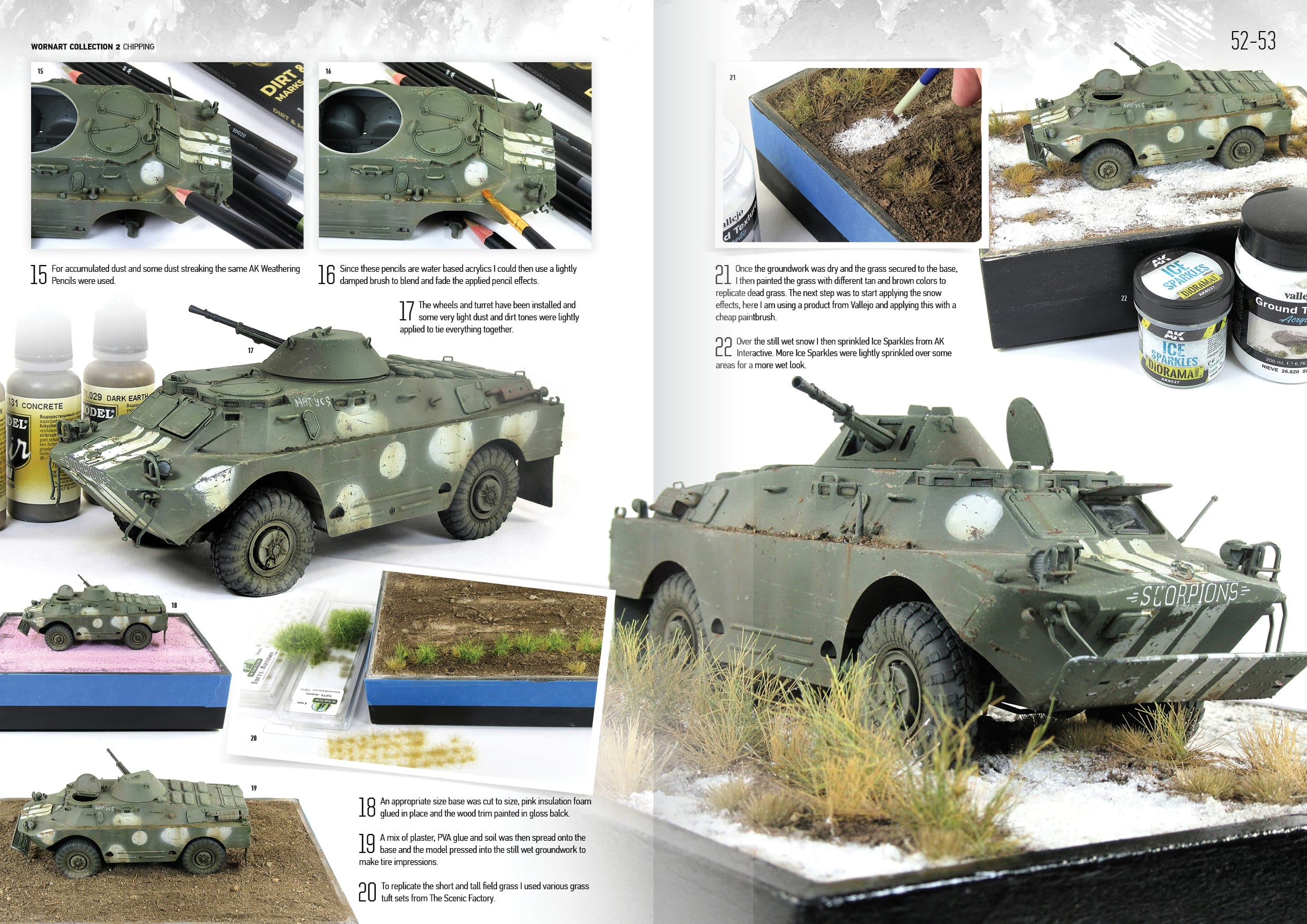 AK interactive Worn Art Collection #02 Chipping - Loaded Dice