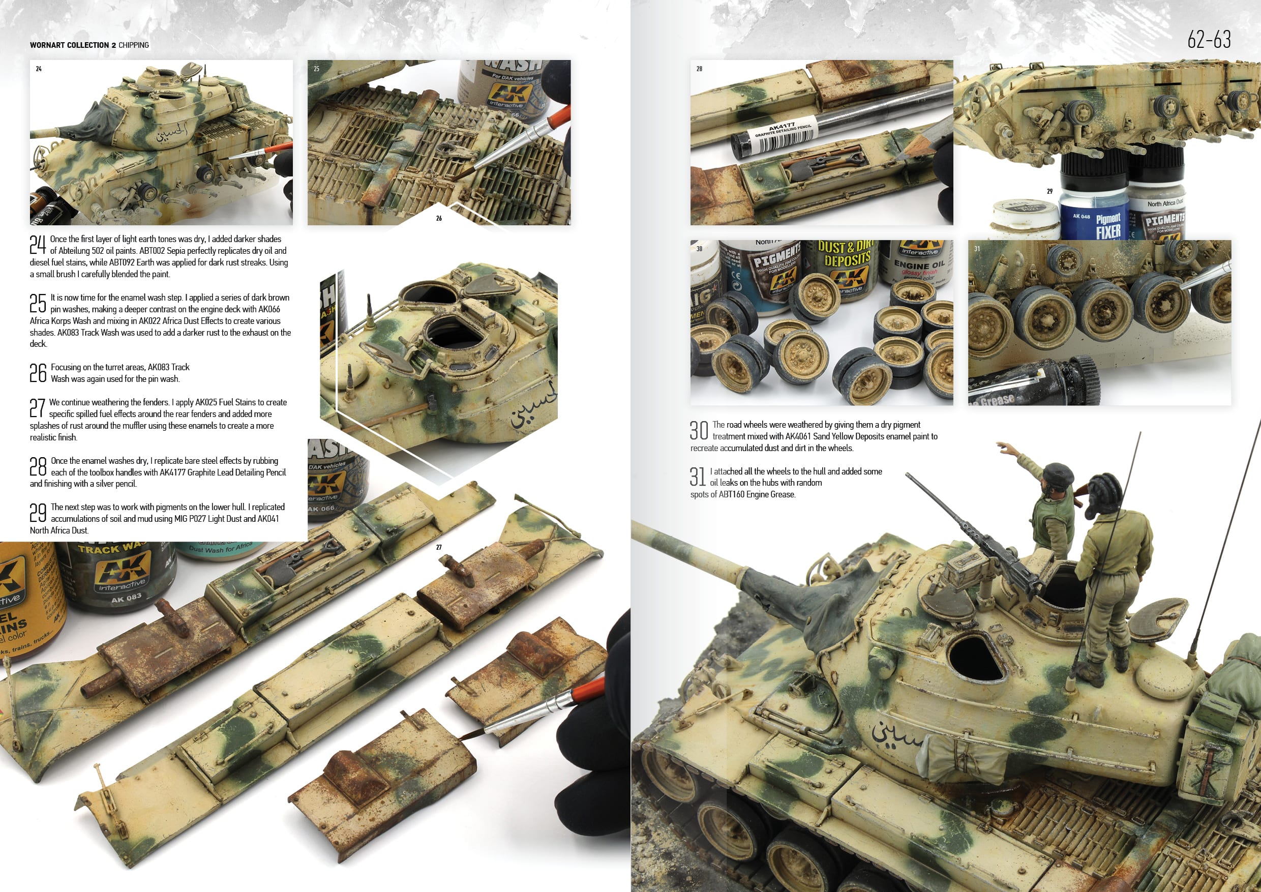 AK interactive Worn Art Collection #02 Chipping - Loaded Dice