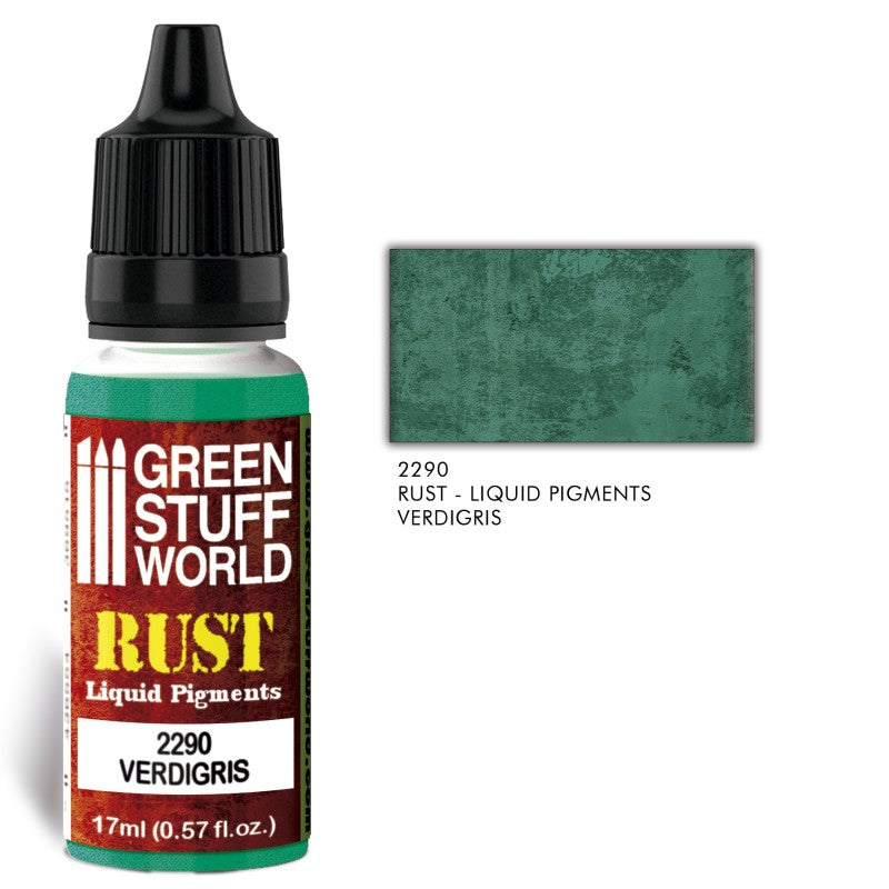 Green Stuff World Liquid Pigments VERDIGRIS - Loaded Dice Barry Vale of Glamorgan CF64 3HD