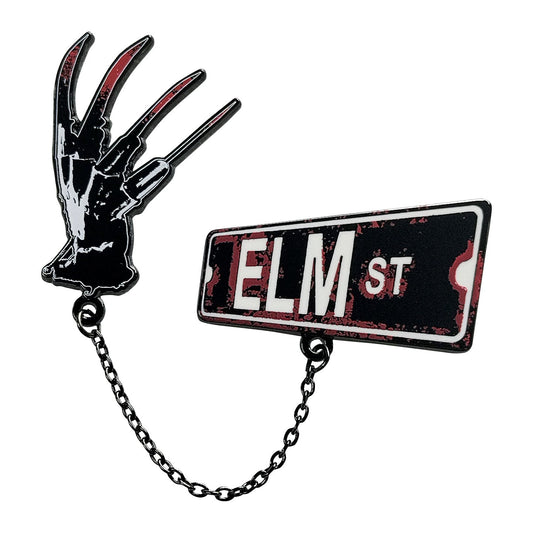 Nightmare on Elm St Pin Badge Set - Loaded Dice