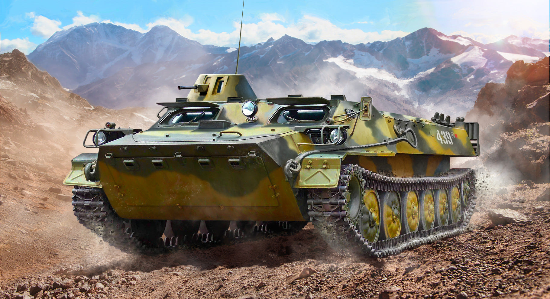 Zvezda 1:35 MT-LB Amphibious Armoured Personnel Carrier - Z3652