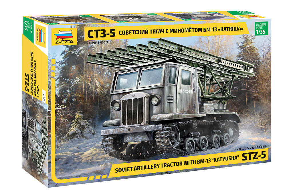 Zvezda 1:35 STZ-5 with BM-13 Katyusha - Z3700