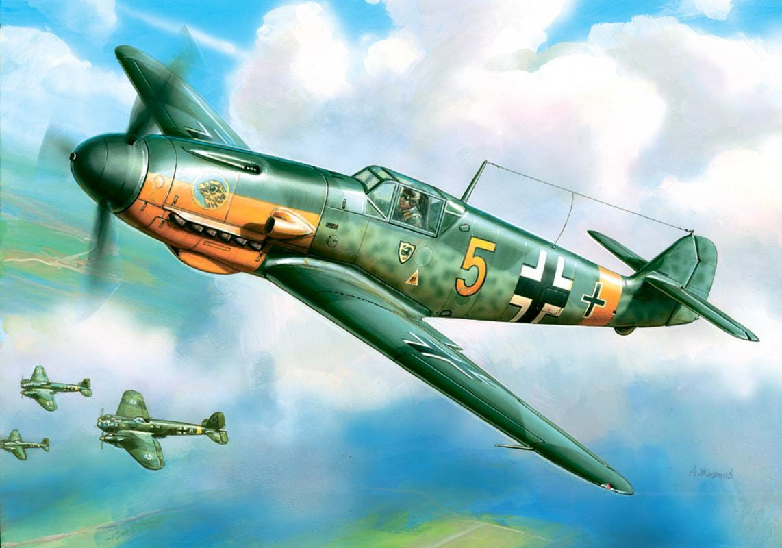Zvezda 1:48 Messerschmitt Bf-109 F2/F4 - Z4802