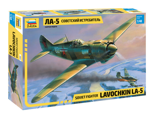 Zvezda 1:48 Lavochkin La-5 Soviet Fighter Aircraft - Z4803