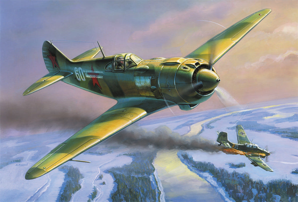 Zvezda 1:48 Lavochkin La-5 Soviet Fighter Aircraft - Z4803