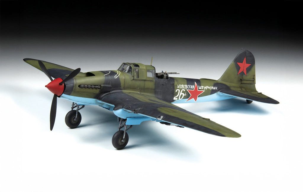 Zvezda 1:48 IL-2 Sturmovik Attack Aircraft (1943) - Z4826
