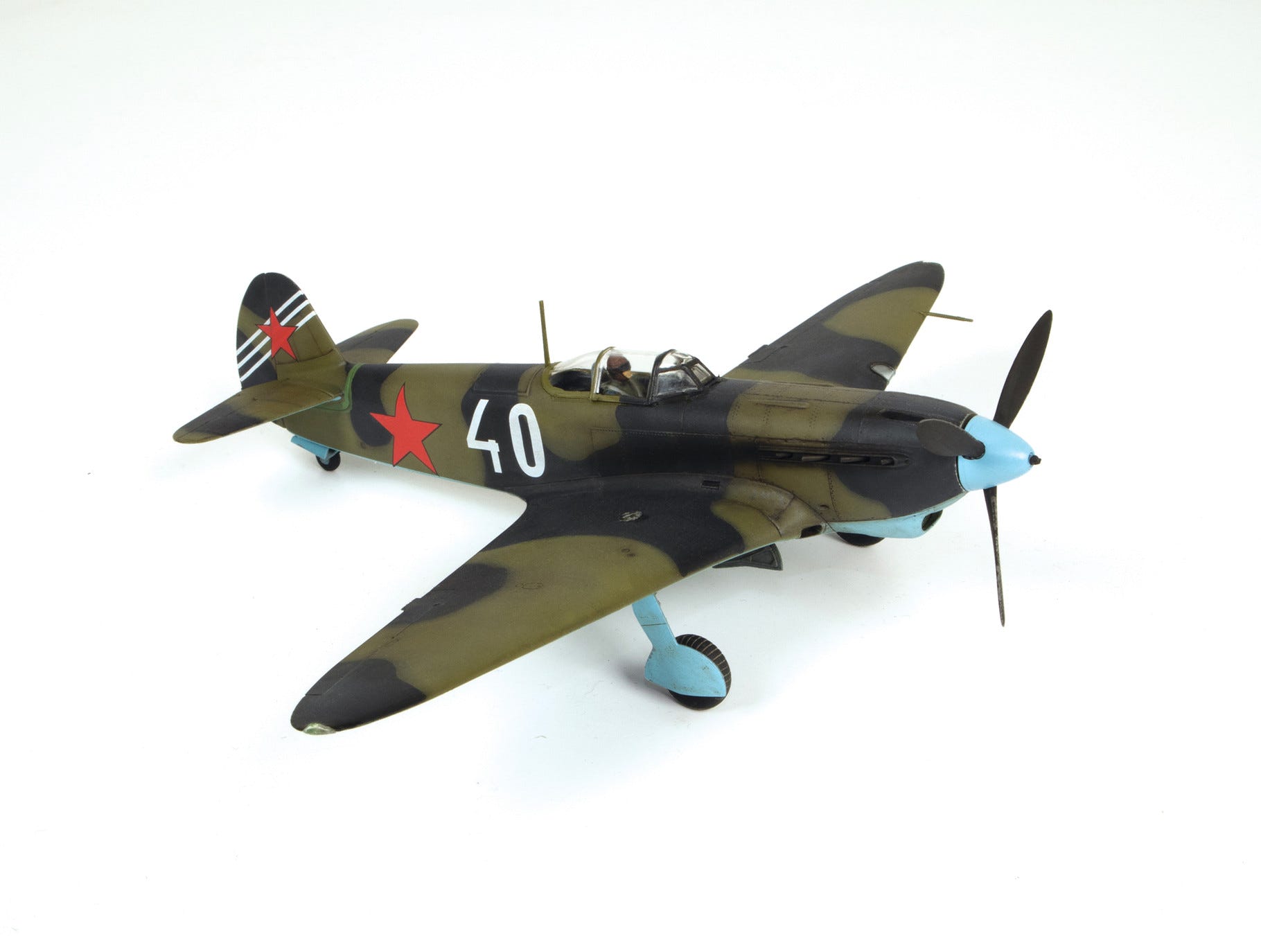 Zvezda 1:48 YAK-7B Late Version Soviet Fighter Aircraft - Z4837