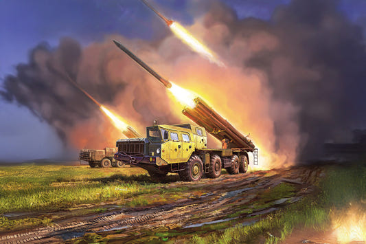 Zvezda 1:72 BM-30 Smerch Multiple Launch Rocket System - Z5072