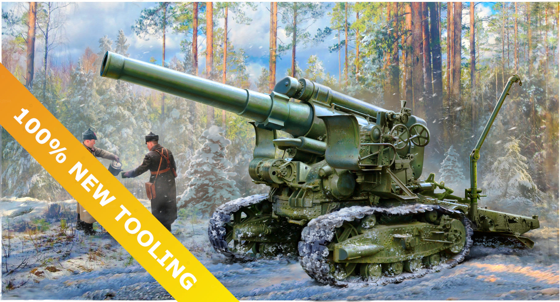 Zvezda 1:72 M1931 B-4 "Stalin's Sledgehammer" Soviet 203mm Howitzer - Z5085