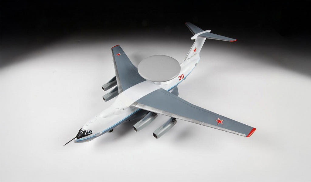 Zvezda 1:144 A-50 Mainstay Early Warning Recon Aircraft - Z7024