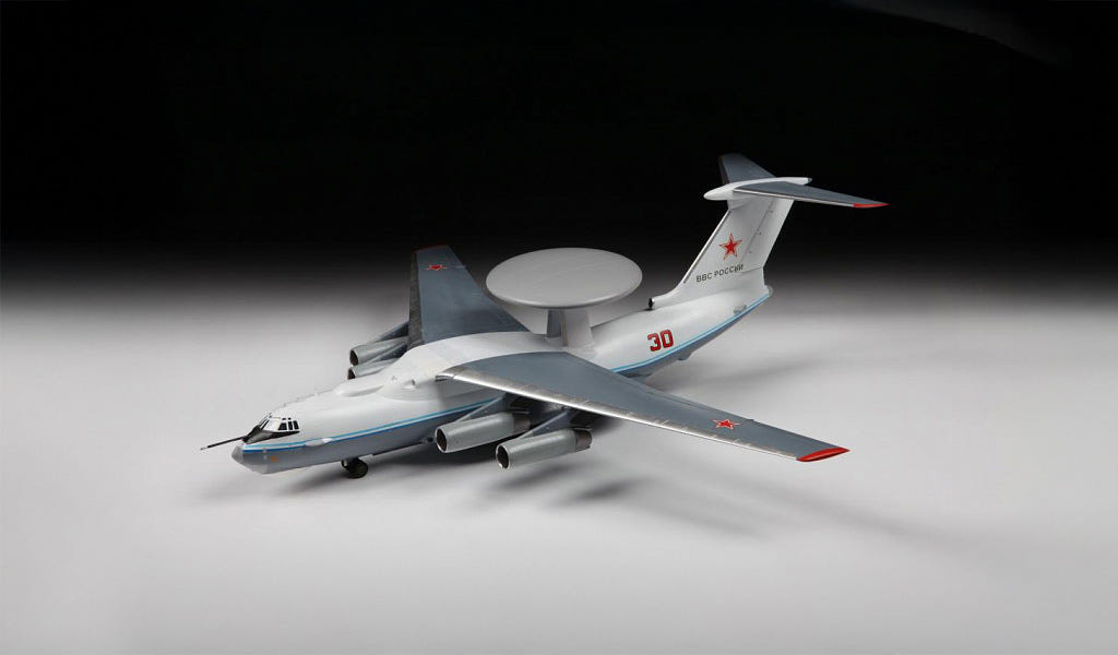 Zvezda 1:144 A-50 Mainstay Early Warning Recon Aircraft - Z7024