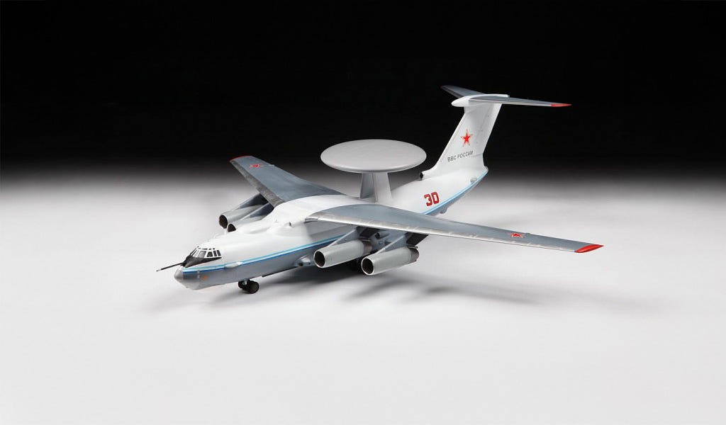 Zvezda 1:144 A-50 Mainstay Early Warning Recon Aircraft - Z7024
